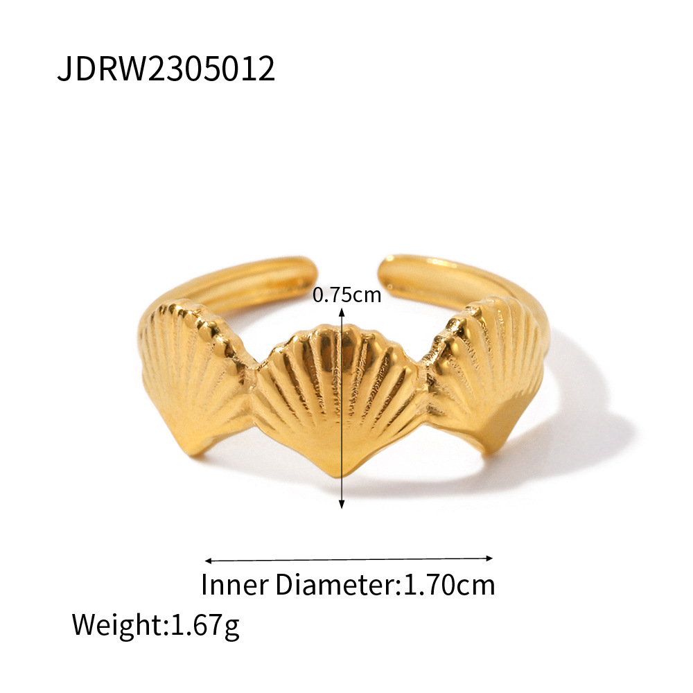 Stainless Steel Rings 18k Gold