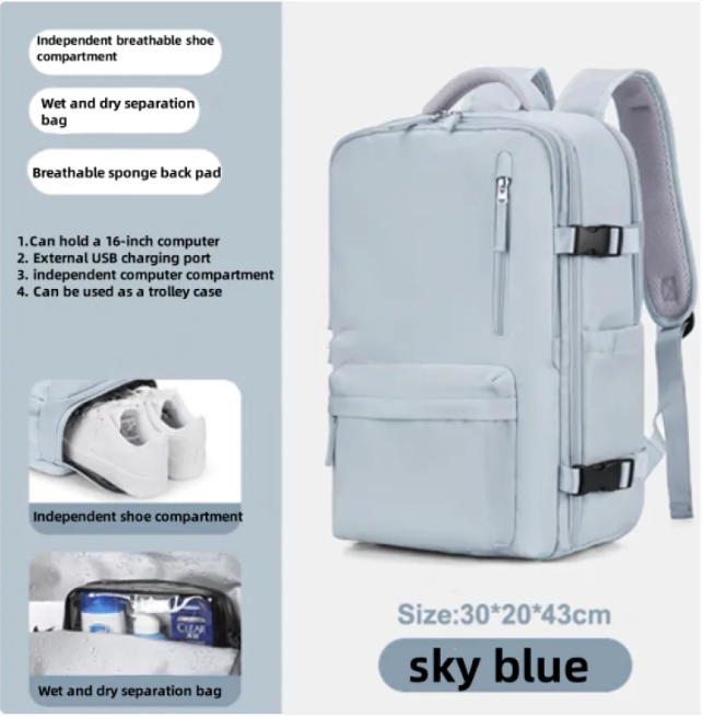 Large-Capacity Travel & School Backpack