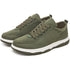 HYPOCRUTE green comfortable low top fashion sneakers for men, size 12, lightweight casual shoes with non-slip outsole.