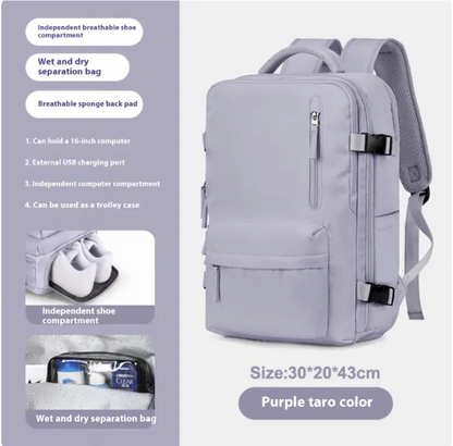 Large-Capacity Travel &amp; School Backpack