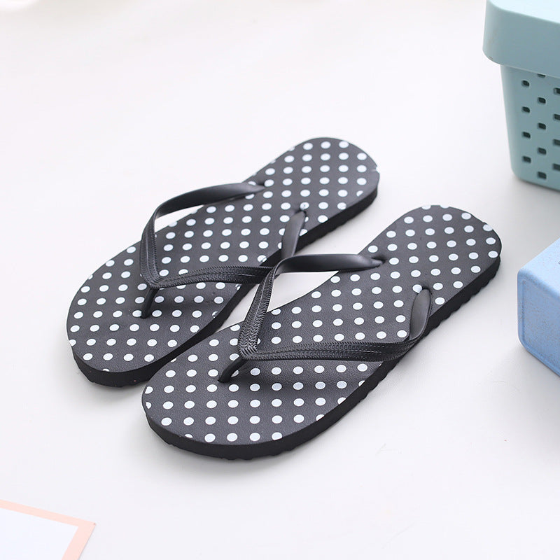 comfortable polka dot women&