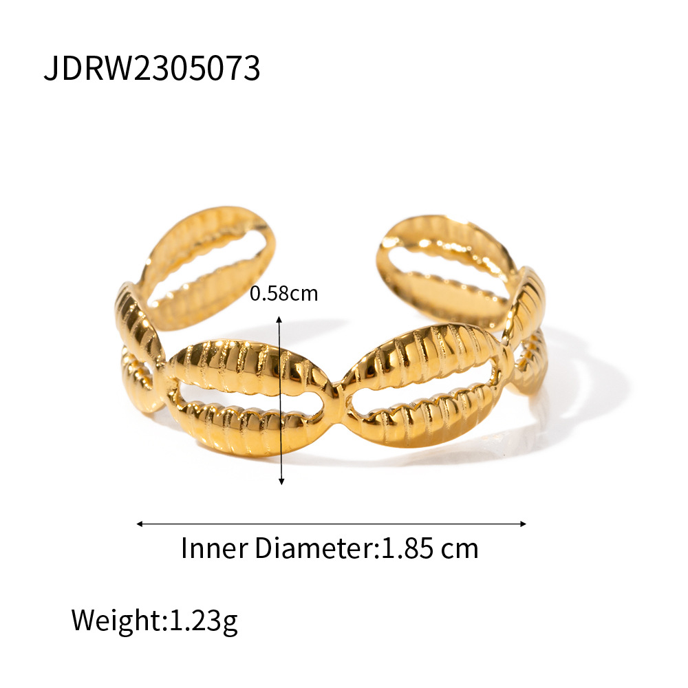 Stainless Steel  Rings 18k Gold