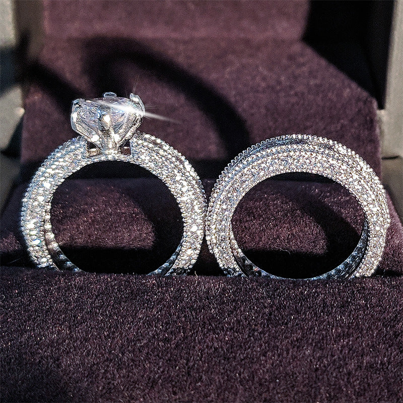 Silver Engagement Ring for Women - 925 Sterling Jewelry