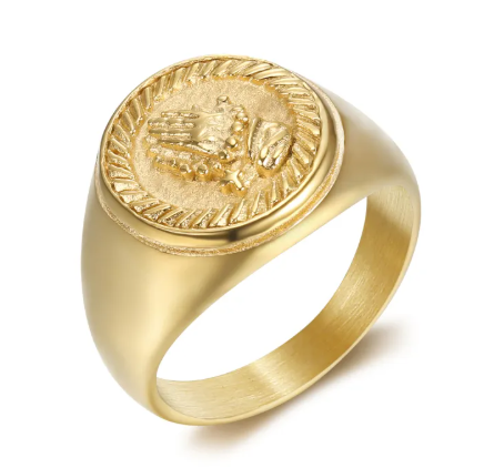 Nordic Simple Titanium Steel Ring