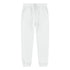 Kid Nation boys fleece sweatpants with pockets, unisex soft fleece kids jogger in white XL, perfect for casual wear.