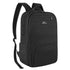 Water resistant laptop backpack for school in black, featuring adjustable straps and large capacity for daily essentials.