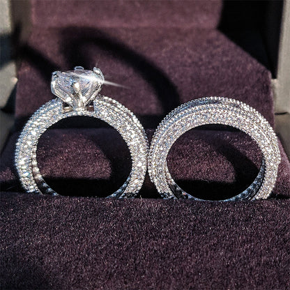 Silver Engagement Ring for Women - 925 Sterling Jewelry
