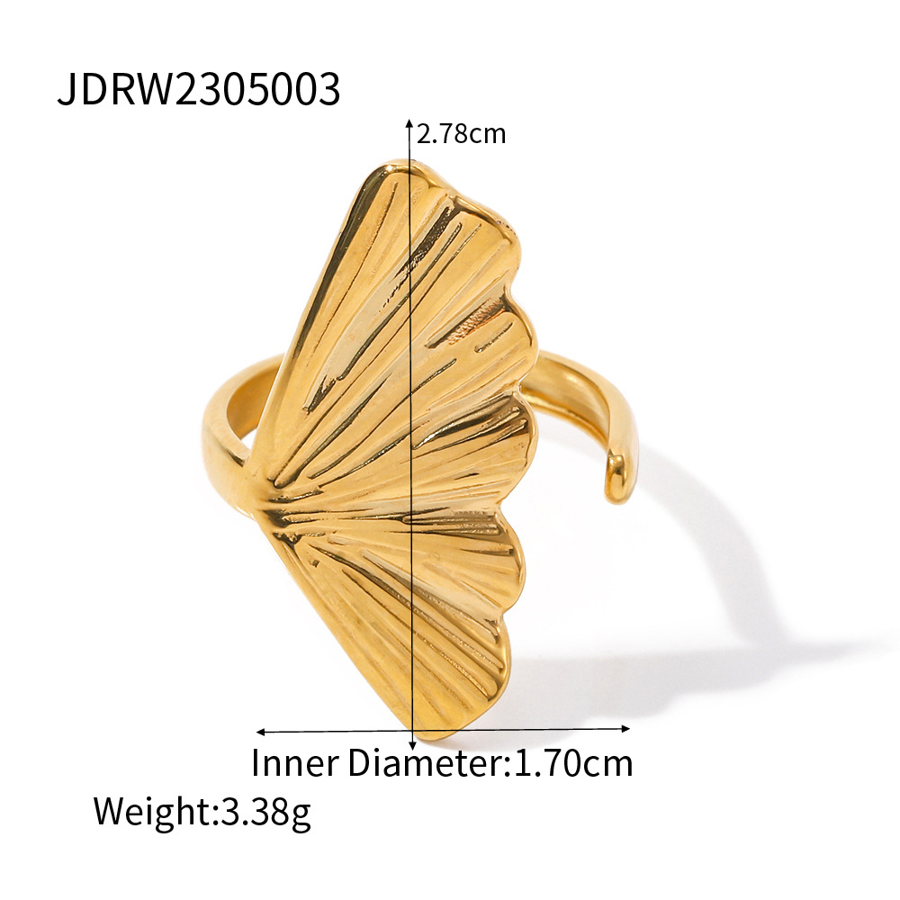 Stainless Steel  Rings 18k Gold