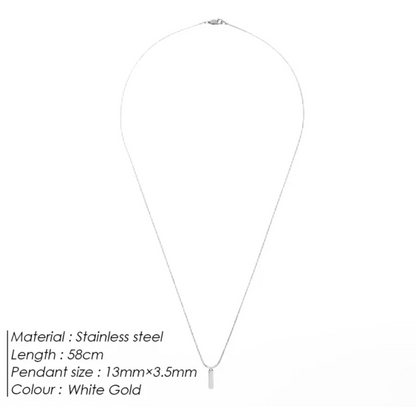 Stainless Steel Clavicle Chain Necklace
